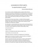 UN MUNDO DE OTRO PLANETA “La experimentación animal”