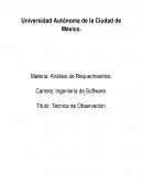 Metodologia Observacion