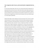 Tesis: Imaginarios sobre la locura y salud mental desde la antigüedad hasta hoy día