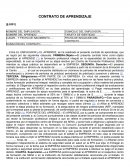 Contrato de aprendizaje