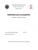 Habilidades para la Autogestión. EVIDENCIA 3. “Métodos de Estudio.”