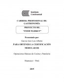 Operaciones Básicas de Cocina y Pastelería