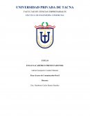 Ensayo de estudio de la inteligencia comercial en el Perú