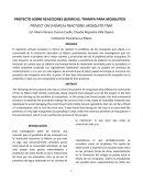 PROYECTO SOBRE REACCIONES QUÍMICAS: TRAMPA PARA MOSQUITOS
