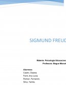 Informe investigativo Sigmund Freud