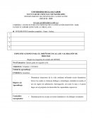 ESPECIFICACIONES PARA EL DISEÑO DE ESCALA DE VALORACIÓN DE PROCESO