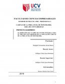 ELABORACIÓN DE CUADRО DE MANDO INTEGRAL PARA EL ÁREA DE CONTABILIDAD DE LA ASOCIACIÓN CÁRITAS DE LA PRELATURA DE MOYOBAMBA