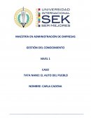 CASO TATA NANO: EL AUTO DEL PUEBLO