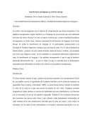 Interferencia del leguaje en el efecto Stroop