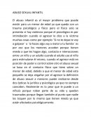 SOLUCIÓN DE ABUSO SEXUAL INFANTIL