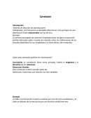 Medidas de Correlación