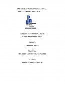 INTELIGENCIA EMOCIONAL. LAS EMOCIONES