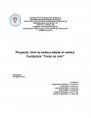 Proyecto: Vivir la música desde el vientre, Fundación “Tocar es vivir”