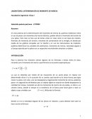 LABORATORIO, DETERMINACION DE MOMENTO DE INERCIA