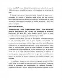 MEZCLA DE POLIESTIRENO EXPANDIDO Y CONCRETO COMO ADITIVO PARA ALIGERAR ELEMENTOS DE CONSTRUCCIÓN DE VIVIENDAS EN EL SECTOR LA POPA SAN CRISTOBAL - ESTADO TACHIRA. Página 8