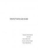 Informe sobre puente autolavado