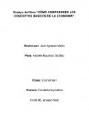 Ensayo sobre el libro "Cómo entender los conceptos básicos de la economía"
