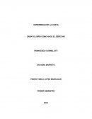 ENSAYO LIBRO COMO NACE EL DERECHO FRANCESCO CARNELUTTI