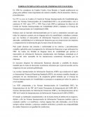 NORMAS INTERNACIONALES DE INFORMACION FINANCIERA