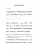 PROYECTO CAÑARIACO