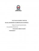 EVALUACIÓN CAMBIO DE EQUIPO “PRONTOMATIC”