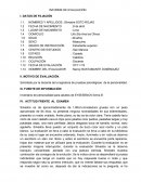 INFORME DE EVALUACIÓN