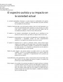El espectro autista y su impacto en la sociedad actual