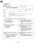 Evaluación Lectura Complementaria Libro “¡“Vamos más lento por favor!