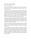 Patrimonio Cultural en México