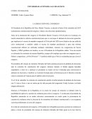 La disolución del congreso