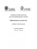 COSTOS DE LA CALIDAD