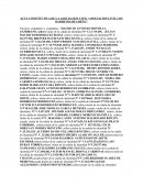 ACTA CONSTITUTIVA DE LA ASOCIACION CIVIL “ASOCIACION CIVIL LOS RAPIDITOS DE UREÑA”