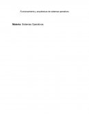 Funcionamiento y arquitectura de sistemas operativos