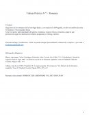 Trabajo Práctico N º 1: Romance