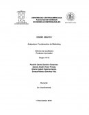 Fundamentos de Marketing . Informe de resultados . Producto Innovador