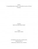 La responsabilidad jurídica de abogados y administradores de justicia en el Derecho Colombiano