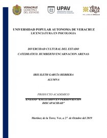 ENSAYO “EXCLUSION EN PERSONAS CON DISCAPACIDAD”. Página 1