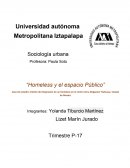 Homeless y el espacio público