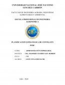 PLANIFICACION ESTRATEGICA DE CONTILATIN PERU
