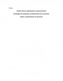 Análisis lectura: Segmentación y posicionamiento . Estrategias del marketing y comportamiento del consumidor. Diseño y administración de productos