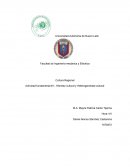 Cultura Regional Actividad fundamental #1.- Hibridez cultural y Heterogeneidad cultural