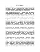 Ensayo Filosofía. CONVIVENCIA