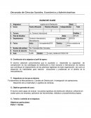 Plan de Estudios Economia