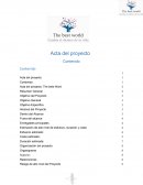 Acta del proyecto: The bets Word . La educación y economía del país