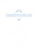 Actividad ejercicio práctico sobre la lectura “La muerte habla”