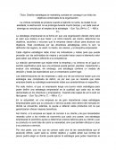Diseñar estrategias de marketing consiste en conseguir con éxito los objetivos comerciales de la organización