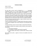 PLANTILLA PARA CONTRATO DE TRABAJO
