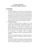 RELACIÓN DE EXPEDIENTE “SUSTRACCIÓN DE PRENDAS ADUANERAS”