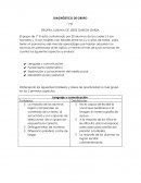 DIAGNÓSTICO DE GRUPO 1°D