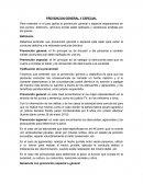 PREVENCION GENERAL Y ESPECIAL